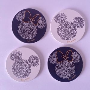 Mickey & Minnie Mouse Drink Coasters